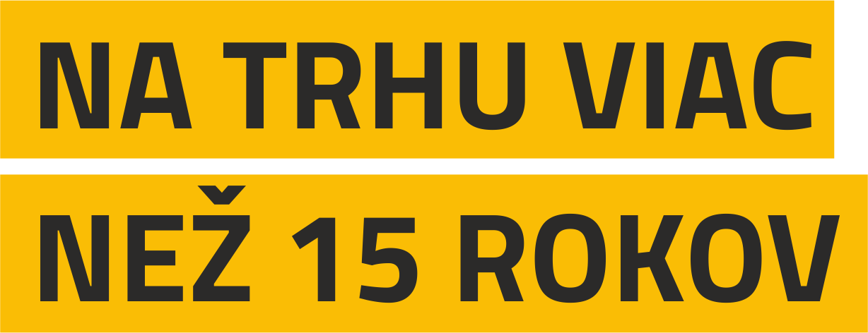 na trhu viac ako 15 rokov